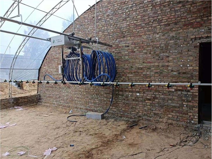 Greenhouse Double Rail Irrigation Boom